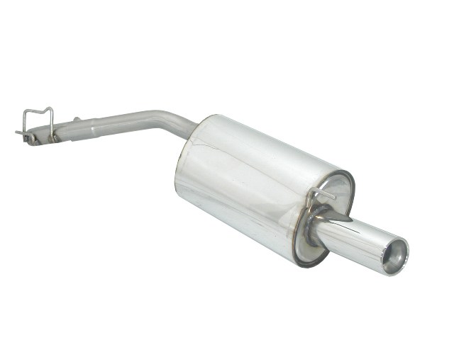 Posteriore inox con terminale rotondo 80 mm – Renault Clio 1990>>1998 1990>> – Ragazzon