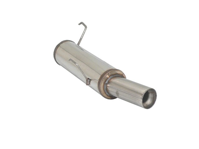 Posteriore inox Gr. N con terminale rotondo 80 mm – Peugeot 206 1998>> – Ragazzon