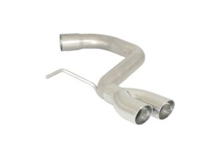 Tubo posteriore inox Gr. N con terminale rotondo 2x70 mm Sport Line sfalsati – Seat Leon Mk2 (1P) 2005>>2012 2005>> – Ragazzon