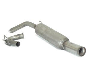 Posteriore inox Gr. N con terminale rotondo 80 mm – Renault Clio 1990>>1998 1990>> – Ragazzon