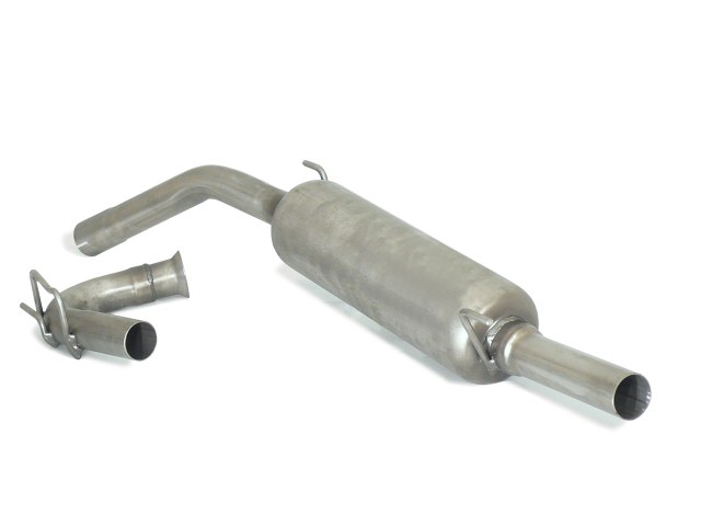 Posteriore inox Gr. N con terminale rotondo 50 mm – Renault Clio 1990>>1998 1990>> – Ragazzon