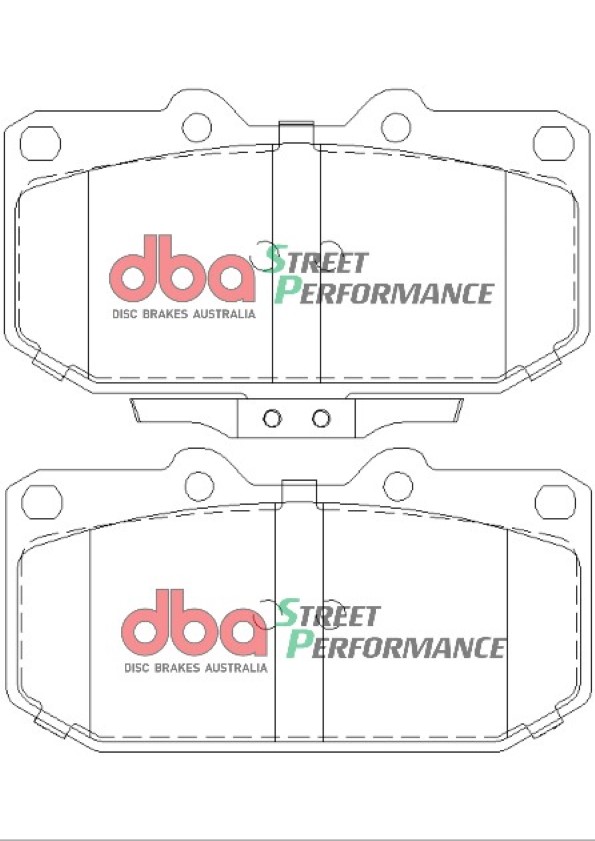 Kit pastiglie e dischi sportivi - Street Series T2 Slotted & Street Performance Brake Pads (2x DBA650S + DB1170SP) - immagine 3