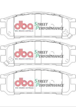 Kit pastiglie e dischi sportivi – DBA Street Series T2 Slotted & Street Performance Brake Pads (2x DBA644S + DB1186SP)
