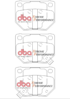 Kit pastiglie e dischi sportivi – DBA 4000 Series T3 Slotted & Xtreme Performance Brake Pads (2x DBA4649S + DB1220XP)