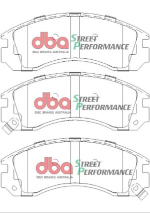 Kit pastiglie e dischi sportivi – DBA Street Series T2 Slotted & Street Performance Brake Pads (2x DBA2422S + DB1223SP)