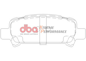Kit pastiglie e dischi sportivi – DBA 4000 Series T3 Slotted & Xtreme Performance Brake Pads (2x DBA4649S + DB1379XP)