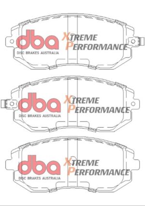 Kit pastiglie e dischi sportivi – DBA 4000 Series T3 Slotted & Xtreme Performance Brake Pads (2x DBA4648S + DB1491XP)