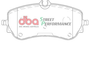 Kit pastiglie e dischi sportivi – DBA Street Series T2 Slotted & Street Performance Brake Pads (2x DBA2777S + DB15002SP)