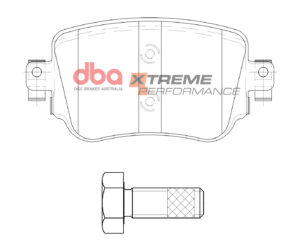 Kit pastiglie e dischi sportivi – DBA 4000 Series T3 Slotted & Xtreme Performance Brake Pads (2x DBA42814S + DB15009XP)