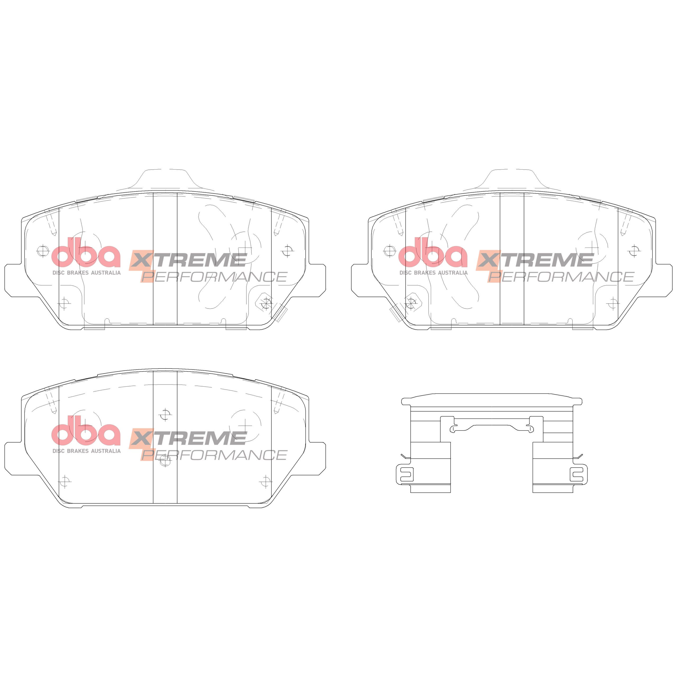 Kit pastiglie e dischi sportivi - 5000 T3 Slotted & Xtreme Performance Brake Pads (2x DBA53148BLKS + DB15012XP) - immagine 4