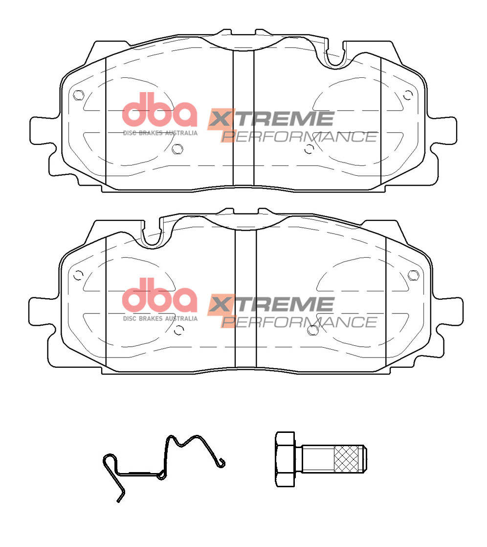Kit pastiglie e dischi sportivi - 5000 T3 Slotted & Xtreme Performance Brake Pads (2x DBA53932SLVS + DB15030XP) - immagine 4