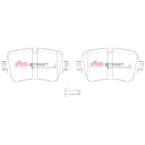 Kit pastiglie e dischi sportivi – DBA Street Series T2 Slotted & Street Performance Brake Pads (2x DBA3007S + DB15031SP)
