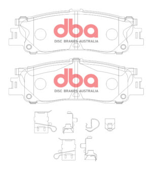Kit pastiglie e dischi sportivi – DBA Street Series T2 Slotted & Street Performance Brake Pads (2x DBA3769S + DB15078SP)