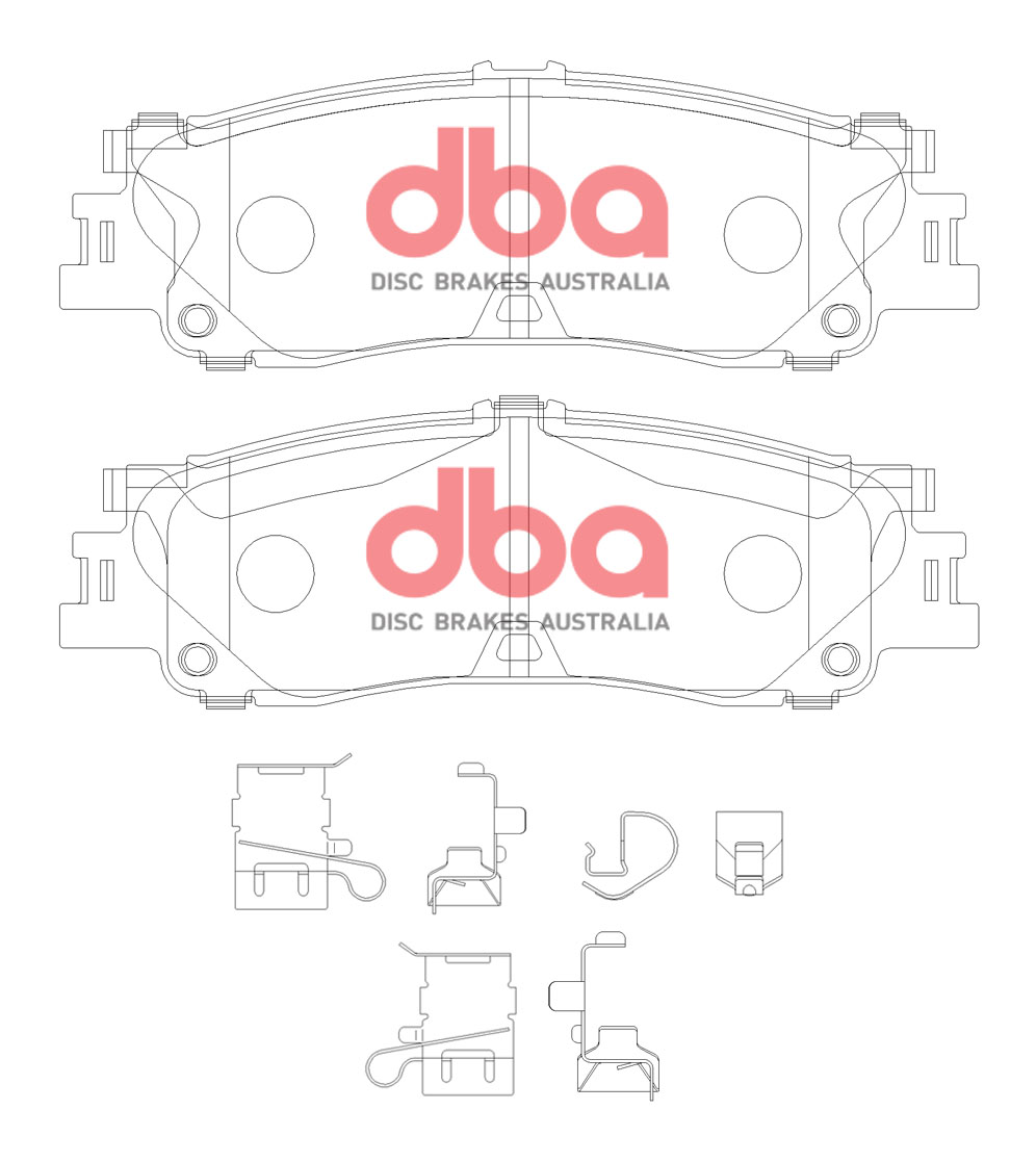 Kit pastiglie e dischi sportivi - Street Series T2 Slotted & Street Performance Brake Pads (2x DBA3769S + DB15078SP) - immagine 2