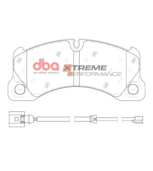 Kit pastiglie e dischi sportivi – DBA 4000 Series T3 Slotted & Xtreme Performance Brake Pads (2x DBA42590S + DB15102XP)