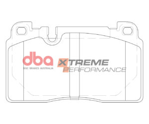 Kit pastiglie e dischi sportivi – DBA 4000 Series T3 Slotted & Xtreme Performance Brake Pads (2x DBA42832S + DB15111XP)