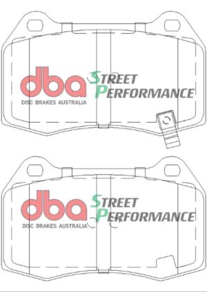 Kit pastiglie e dischi sportivi – DBA Street Series T2 Slotted & Street Performance Brake Pads (2x DBA600s + DB1520SP)