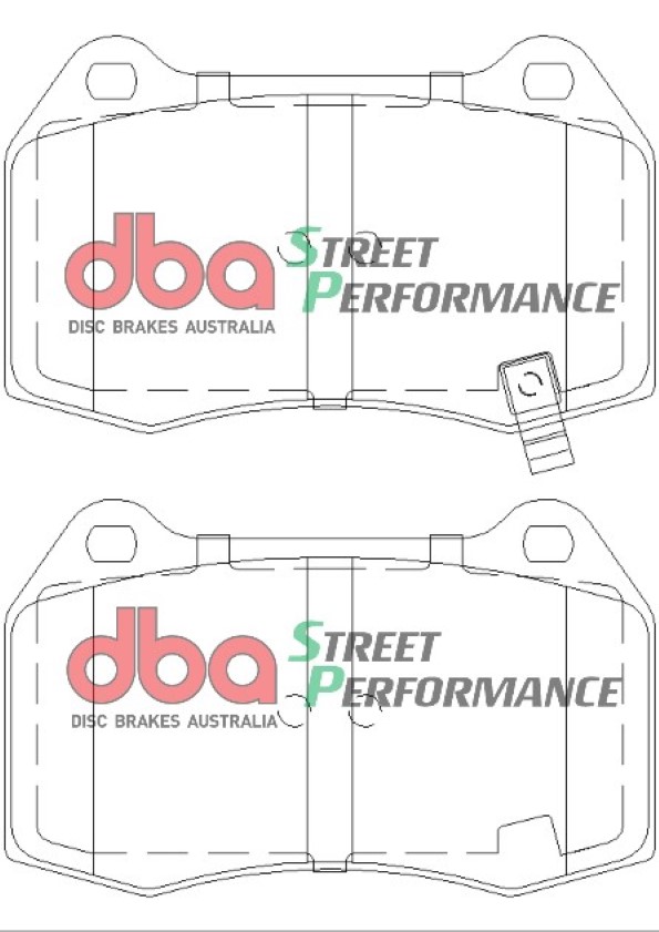 Kit pastiglie e dischi sportivi - Street Series T2 Slotted & Street Performance Brake Pads (2x DBA600s + DB1520SP) - immagine 2
