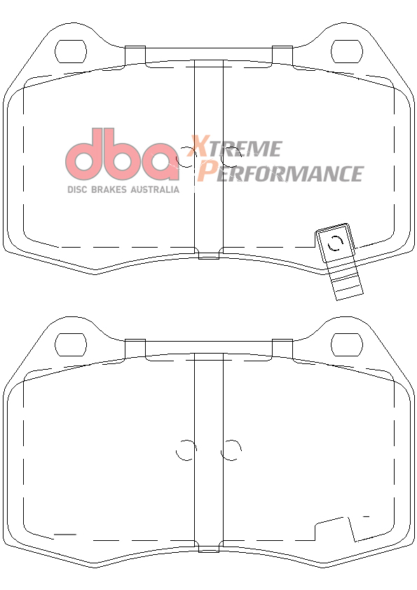 Kit pastiglie e dischi sportivi - 4000 Series T3 Slotted & Xtreme Performance Brake Pads (2x DBA4600S + DB1520XP) - immagine 3