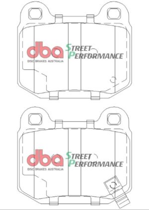 Kit pastiglie e dischi sportivi – DBA Street Series T2 Slotted & Street Performance Brake Pads (2x DBA2656S-10 + DB1521SP)