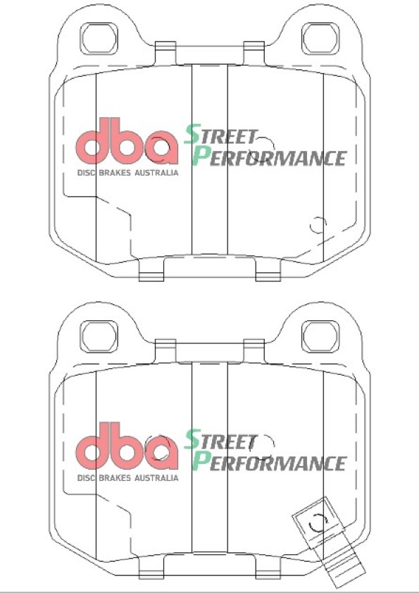 Kit pastiglie e dischi sportivi - Street Series T2 Slotted & Street Performance Brake Pads (2x DBA601S + DB1521SP) - immagine 2