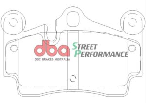 Kit pastiglie e dischi sportivi – DBA Street Series T2 Slotted & Street Performance Brake Pads (2x DBA2249S + DB1677SP)