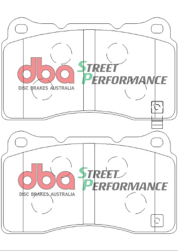 Kit pastiglie e dischi sportivi - Street Series T2 Slotted & Street Performance Brake Pads (2x DBA654S-10 + DB1678SP) - immagine 3