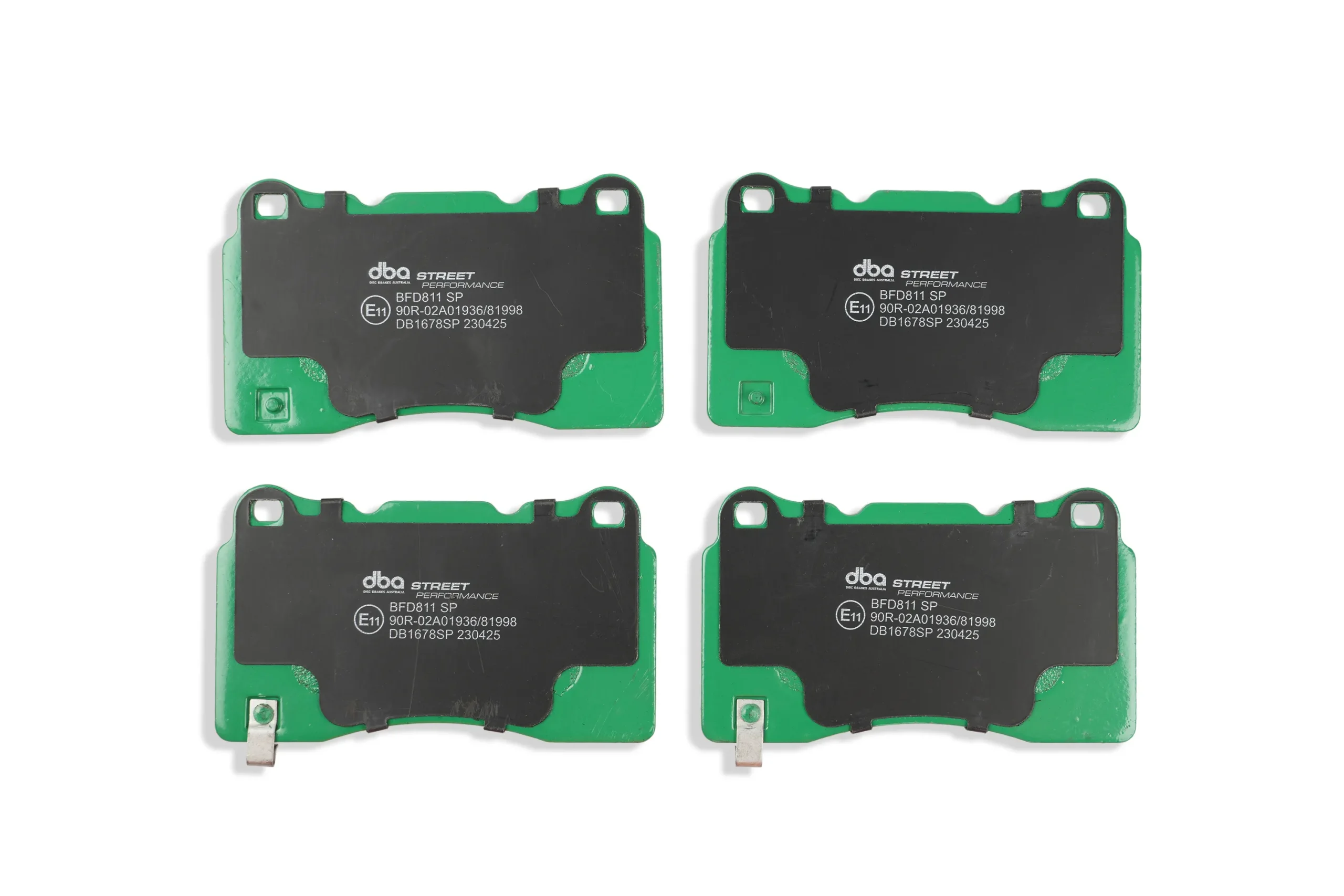 Kit pastiglie e dischi sportivi - Street Series T2 Slotted & Street Performance Brake Pads (2x DBA654S-10 + DB1678SP) - immagine 6