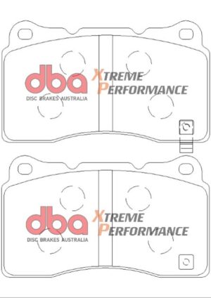 Kit pastiglie e dischi sportivi – DBA 4000 Series T3 Slotted & Xtreme Performance Brake Pads (2x DBA42366S + DB1678XP)