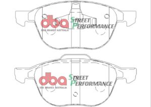 Kit pastiglie e dischi sportivi – DBA Street Series T2 Slotted & Street Performance Brake Pads (2x DBA2118S + DB1679SP)