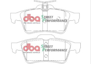 Kit pastiglie e dischi sportivi – DBA 4000 Series T3 Slotted & Street Performance Brake Pads (2x DBA42957S + DB2176SP)