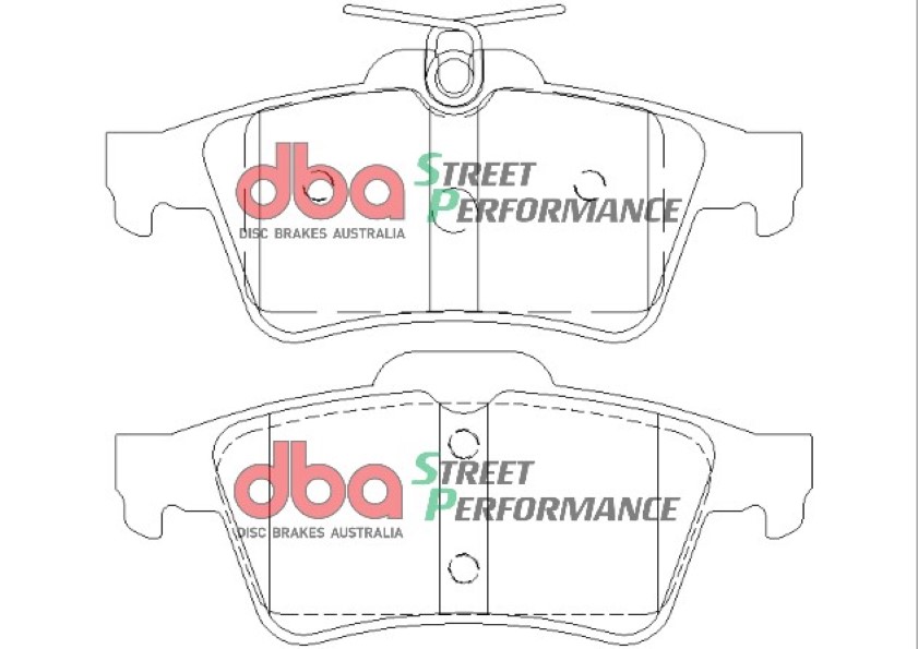 Kit pastiglie e dischi sportivi - 4000 Series T3 Slotted & Street Performance Brake Pads (2x DBA42957S + DB2176SP) - immagine 2