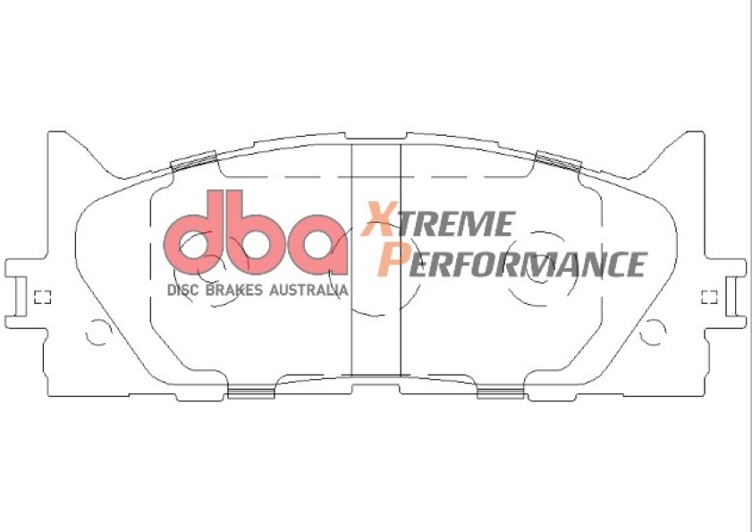 Kit pastiglie e dischi sportivi - 4000 Series T3 Slotted & Xtreme Performance Brake Pads (2x DBA42709S + DB1800XP) - immagine 3