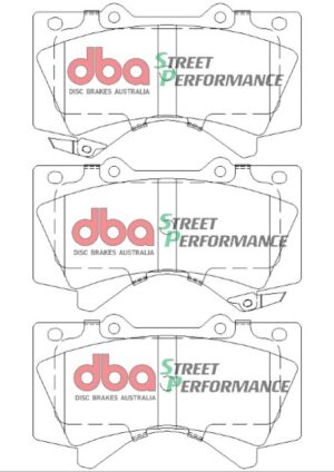 Kit pastiglie e dischi sportivi – DBA Street Series T2 Slotted & Street Performance Brake Pads (2x DBA2724S + DB1838SP)