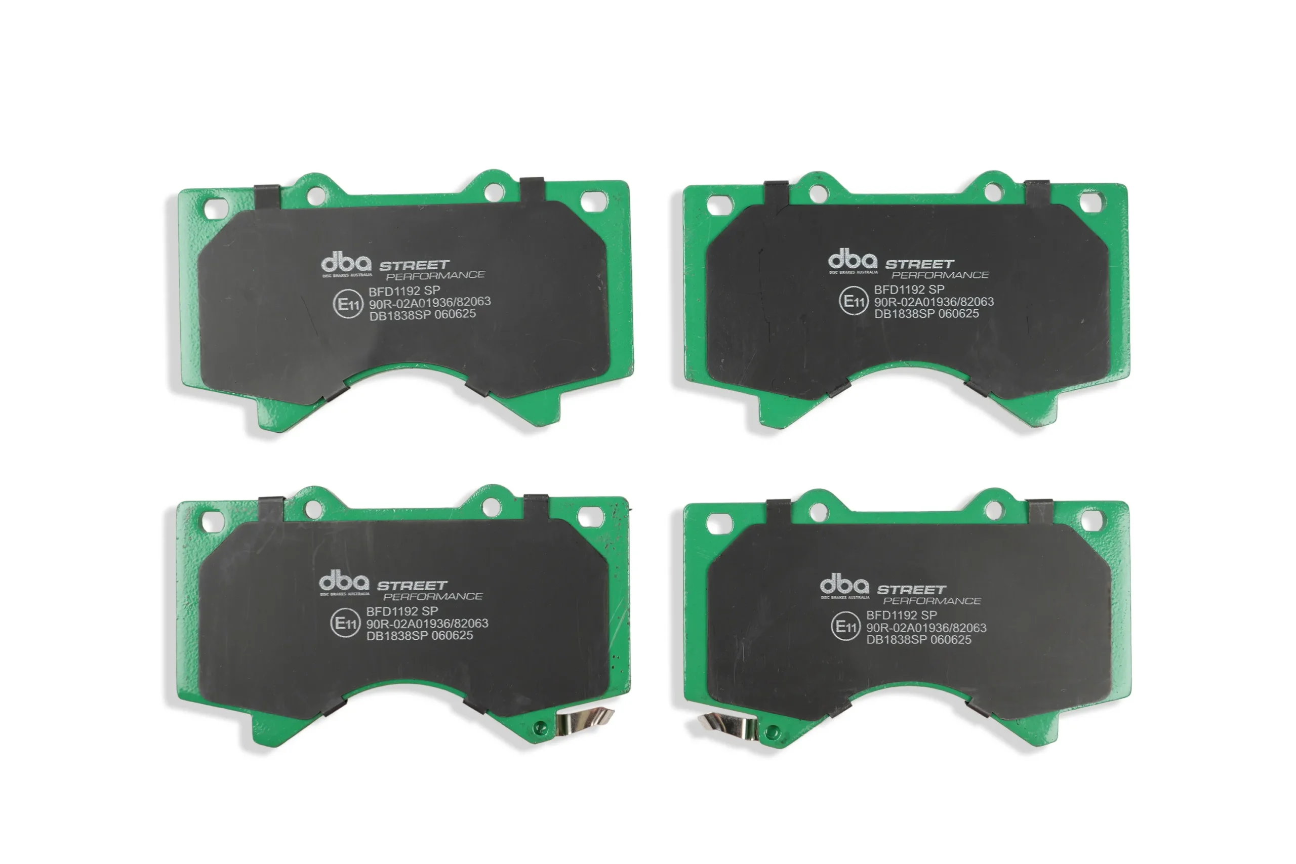 Kit pastiglie e dischi sportivi - 4000 Series T3 Slotted & Street Performance Brake Pads (2x DBA42724XS + DB1838SP) - immagine 6
