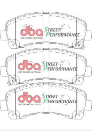 Kit pastiglie e dischi sportivi – DBA Street Series T2 Slotted & Street Performance Brake Pads (2x DBA2060S + DB1841SP)