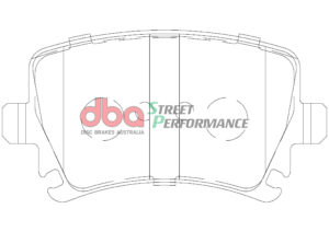 Kit pastiglie e dischi sportivi – DBA Street Series T2 Slotted & Street Performance Brake Pads (2x DBA2807S + DB1865SP)