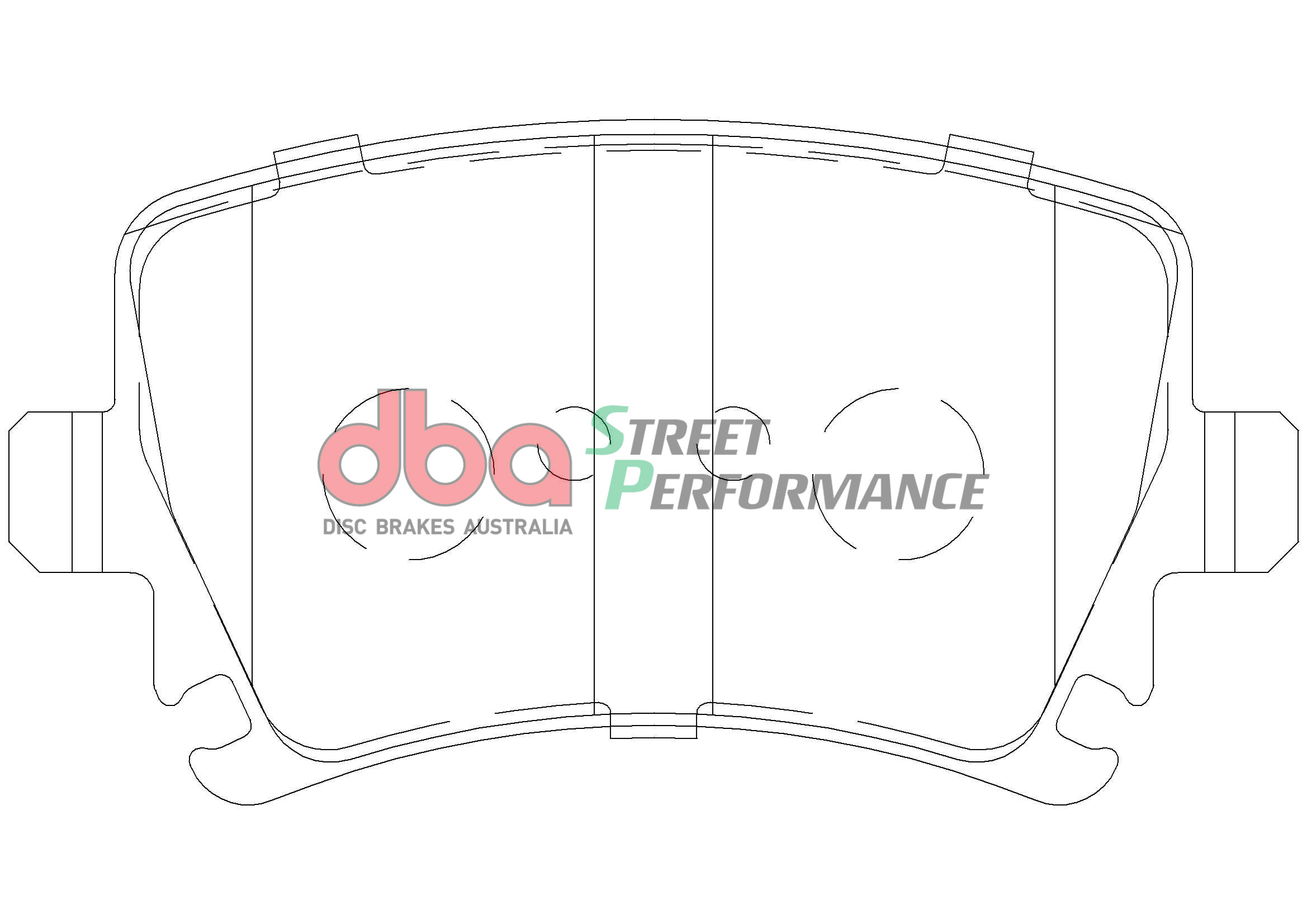 Kit pastiglie e dischi sportivi - Street Series T2 Slotted & Street Performance Brake Pads (2x DBA2809S + DB1865SP) - immagine 3