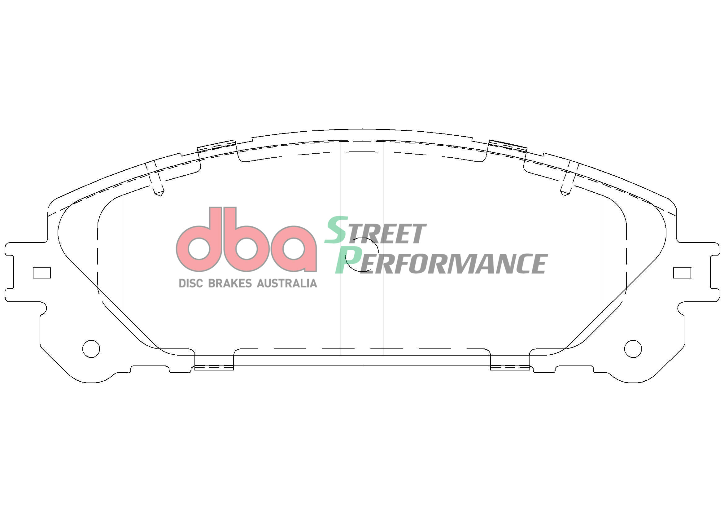 Kit pastiglie e dischi sportivi - Street Series T2 Slotted & Street Performance Brake Pads (2x DBA2748S + DB2004SP) - immagine 3