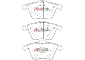 Kit pastiglie e dischi sportivi – DBA 4000 Series T3 Slotted & Xtreme Performance Brake Pads (2x DBA42962S + DB2176XP)