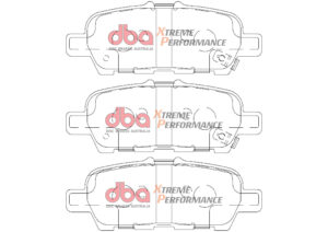 Kit pastiglie e dischi sportivi – DBA 4000 Series T3 Slotted & Xtreme Performance Brake Pads (2x DBA42313S + DB2340XP)