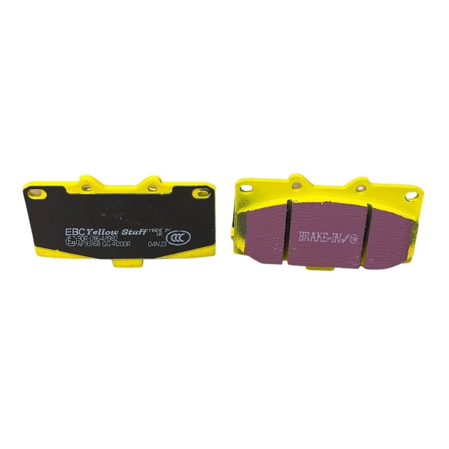 Pastiglie Sportive Stradali EBC Yellowstuff - EBC-DP41200R - immagine 2