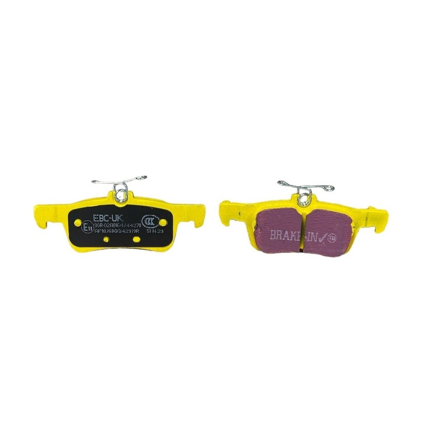 Pastiglie Sportive Stradali EBC Yellowstuff Posteriori Fiesta / ST MK8 - EBC-DP42319R - immagine 2