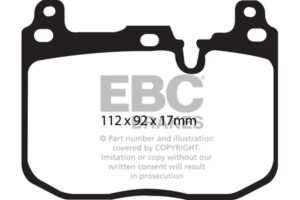 Pastiglie Sportive Stradali EBC Yellowstuff Anteriori BMW F20 F21 F22 F23 F30 F31 F32 F34 F36 i8 Impianto M-Sport - EBC-DP42130R