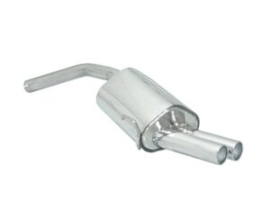 Posteriore inox con terminali rotondi 2x80 mm sfalsati – Alfa Romeo GT(937) 2003>>2010 2003>> – Ragazzon