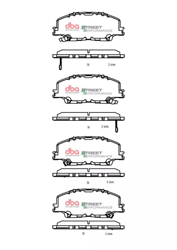 Kit pastiglie e dischi sportivi - Street Series T2 Slotted & Street Performance Brake Pads (2x DBA3766S + DB15074SP) - immagine 3