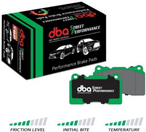 Kit pastiglie e dischi sportivi – DBA 4000 Series T3 Slotted & Street Performance Brake Pads (2x DBA4574XS + DB2340SP)