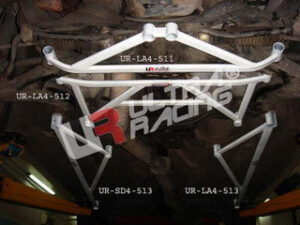 Barra Rinforzo telaio anteriore Subaru Impreza GC - Ultra Racing 4 Points Front H-Brace