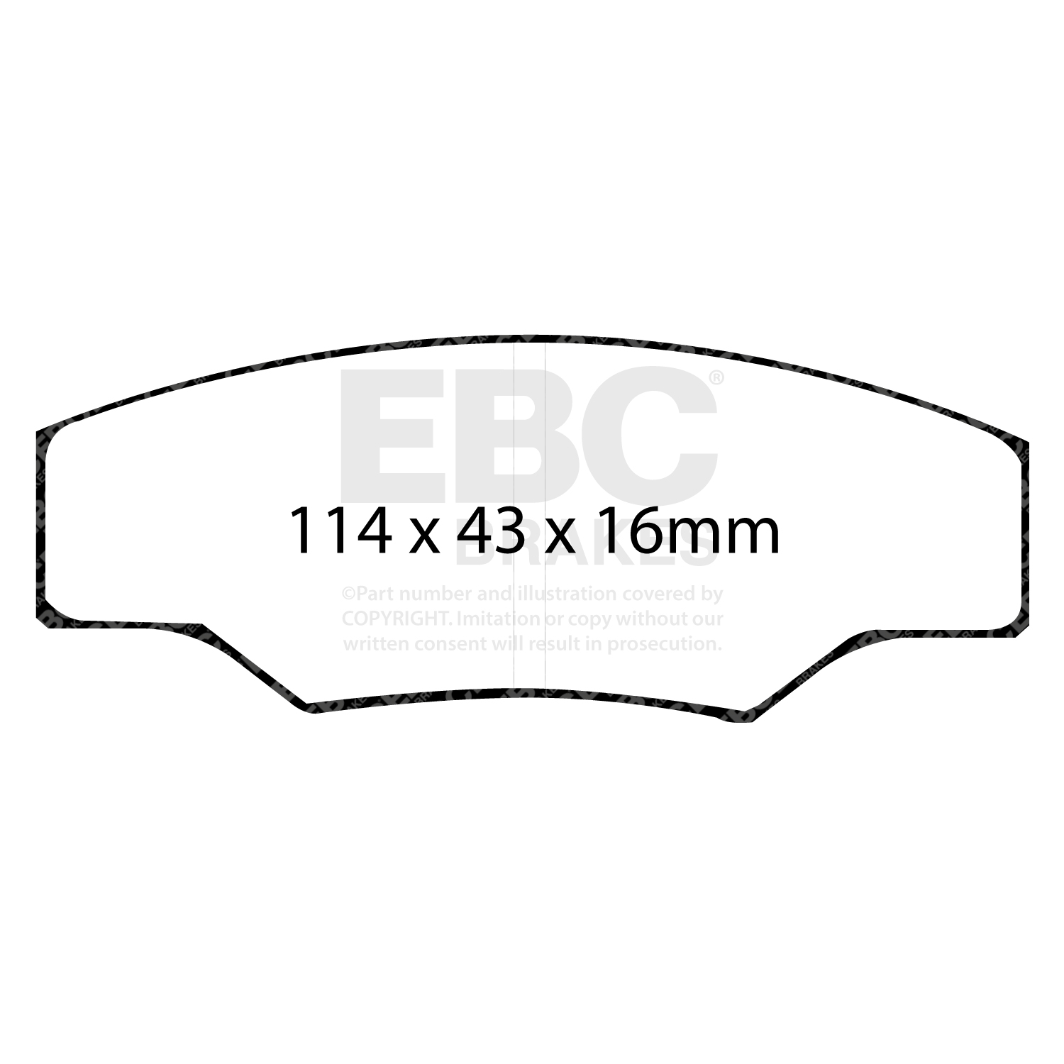 Pastiglie Racing EBC RP-X - EBC-DP8003RPX