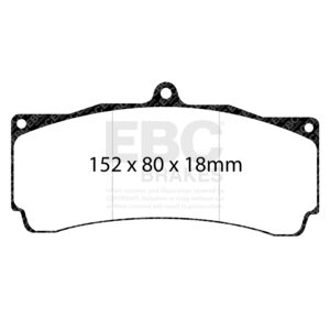 Pastiglie Sportive Stradali EBC Yellowstuff - EBC-DP4006R